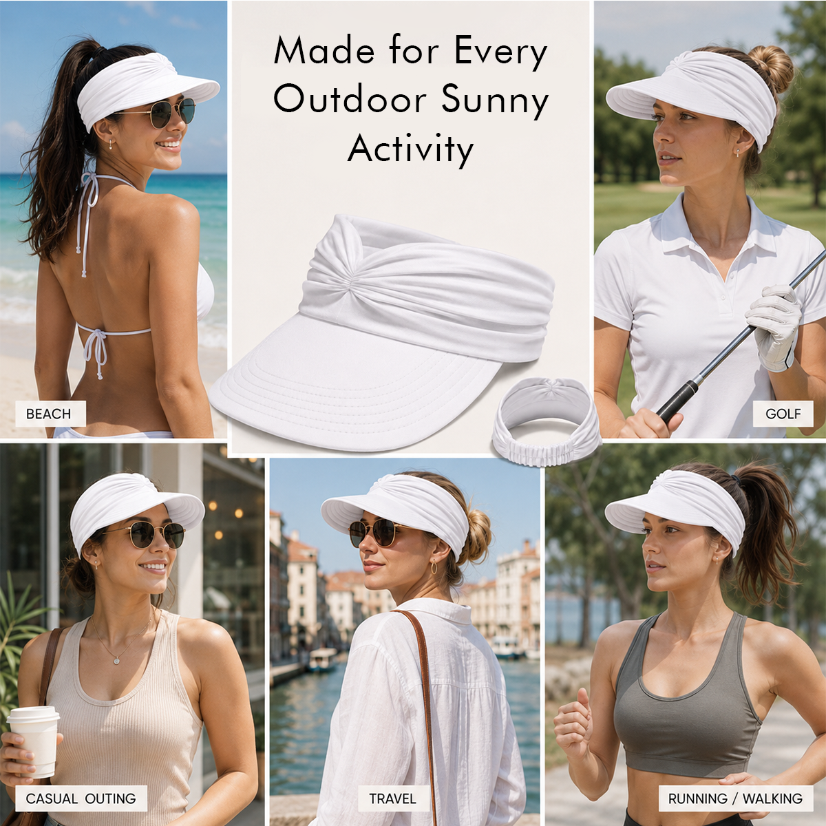 🔥Last Day Buy 1 Get 1 Free $9.99 Each🔥Women's UPF 50+ UV Protection Sun Visor Hat