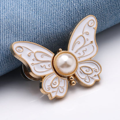 🦋 No-Sew Butterfly Jean Clips – Instant Waist Adjuster for Jeans, Skirts & More