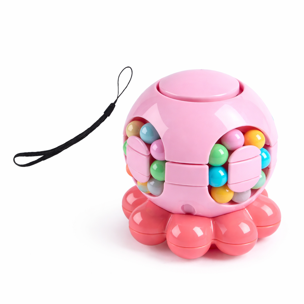 2-in-1 Octopus Magic Bean Cube & Fidget Spinner