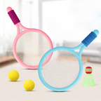2-in-1 Kids Badminton and Tennis Racket Set