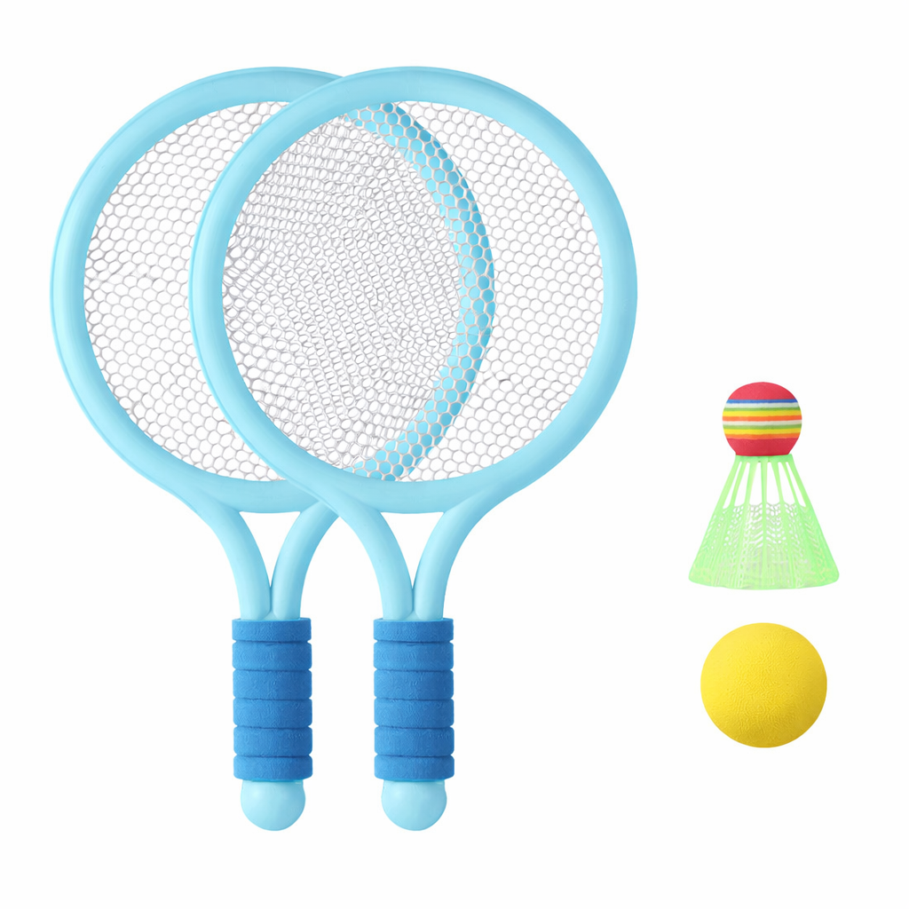 2-in-1 Kids Badminton and Tennis Racket Set