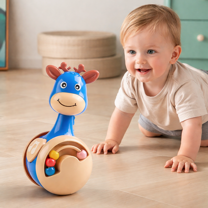 Sliding Deer & Dinosaur Tumbler Toy