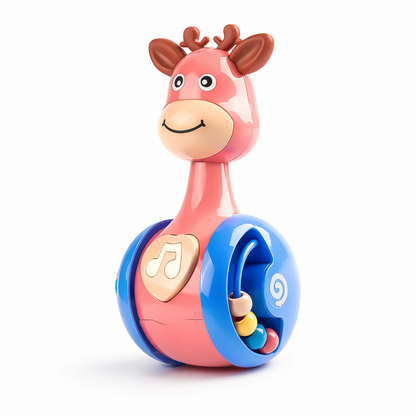Sliding Deer & Dinosaur Tumbler Toy