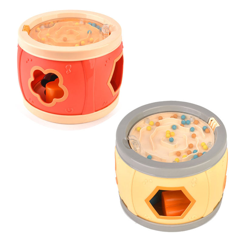 2-in-1 Musical Drum & Shape Sorter