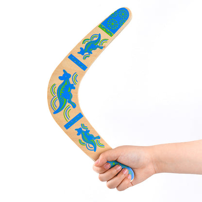 Classic V-Shaped Wooden Boomerang
