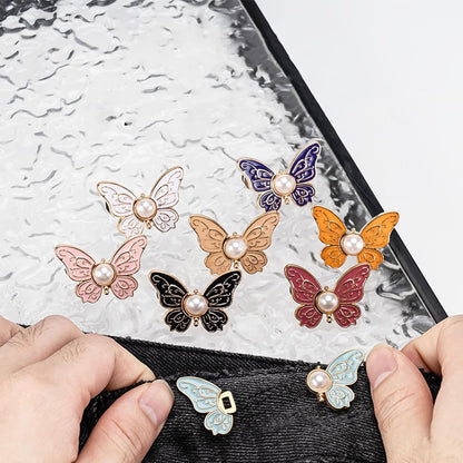 🦋 No-Sew Butterfly Jean Clips – Instant Waist Adjuster for Jeans, Skirts & More