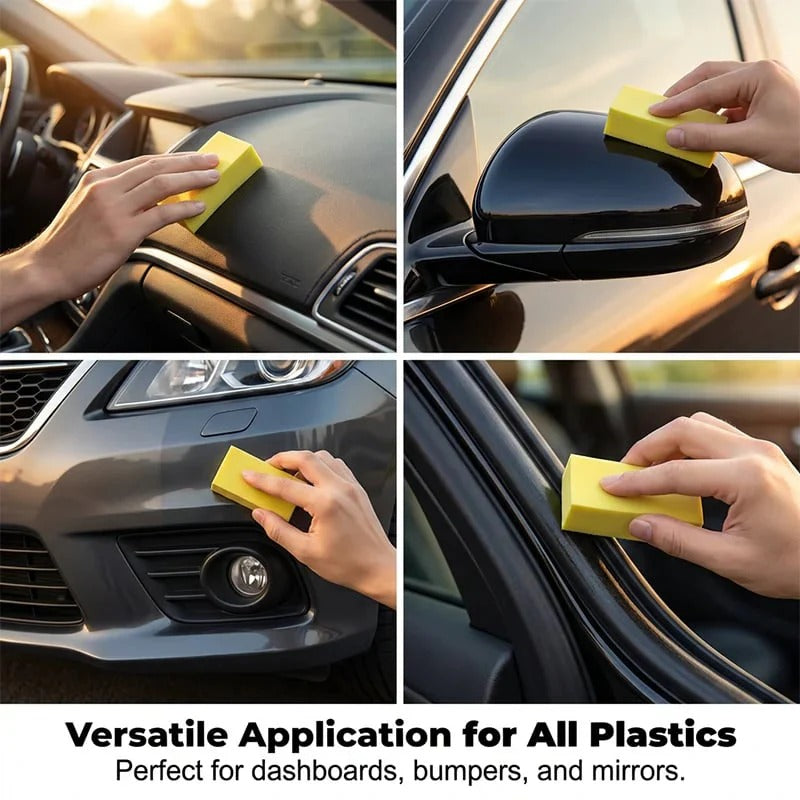 Buy 2 Get 1 Free 🔥LAST DAY⏰🚙 Car Plastic Parts Crystal Coating Restorer