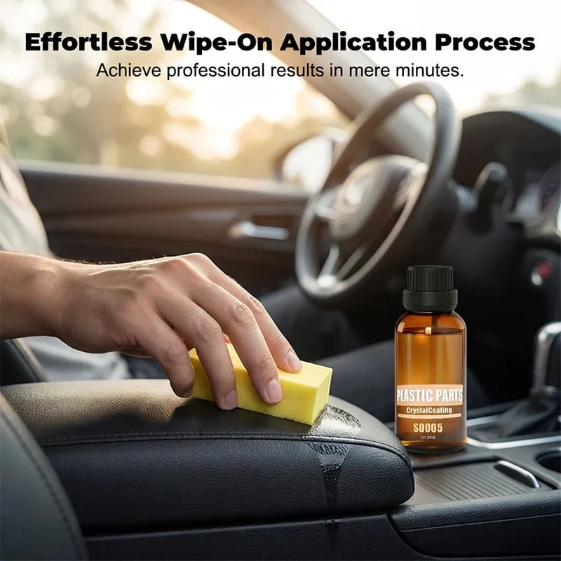 Buy 2 Get 1 Free 🔥LAST DAY⏰🚙 Car Plastic Parts Crystal Coating Restorer